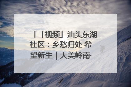 「视频」汕头东湖社区：乡愁归处 希望新生｜大美岭南·百村焕新记