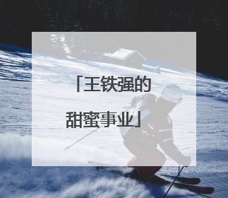王铁强的甜蜜事业