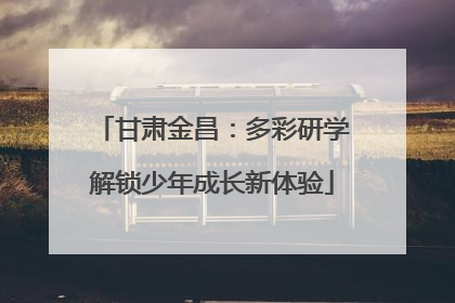 甘肃金昌：多彩研学解锁少年成长新体验
