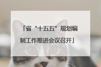 省“十五五”规划编制工作推进会议召开
