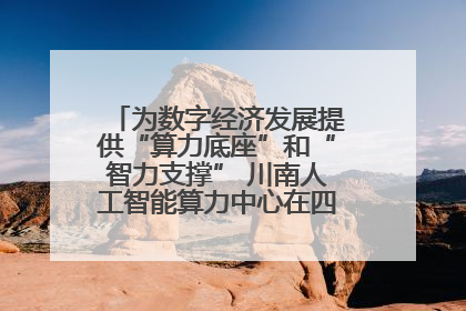 为数字经济发展提供“算力底座”和“智力支撑” 川南人工智能算力中心在四川泸州启动