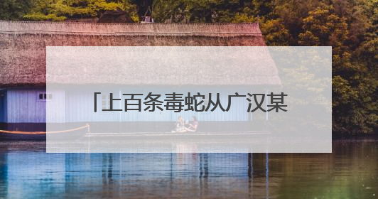 上百条毒蛇从广汉某养殖场逃出来了？官方：谣言！“毒蛇跑失”系虚构丨云辟谣