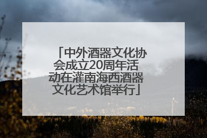 中外酒器文化协会成立20周年活动在灌南海西酒器文化艺术馆举行