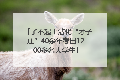 了不起！沾化“才子庄”40余年考出1200多名大学生