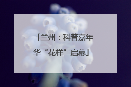 兰州：科普嘉年华“花样”启幕