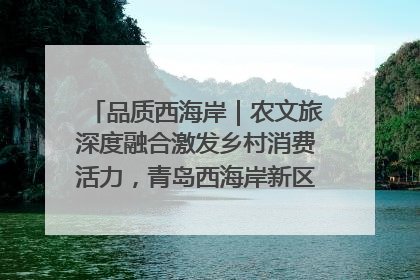 品质西海岸｜农文旅深度融合激发乡村消费活力，青岛西海岸新区的乡村振兴实践