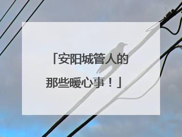 安阳城管人的那些暖心事！