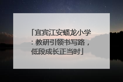 宜宾江安蟠龙小学：教研引领书写路，低段成长正当时