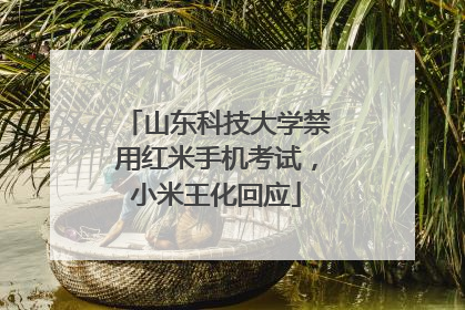 山东科技大学禁用红米手机考试，小米王化回应