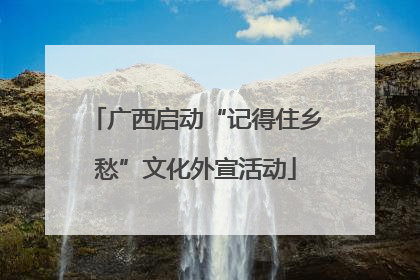 广西启动“记得住乡愁”文化外宣活动