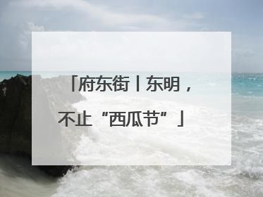 府东街丨东明，不止“西瓜节”