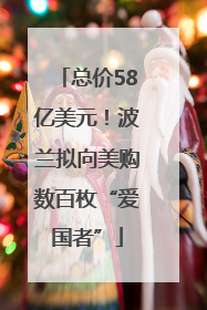 总价58亿美元!波兰拟向美购数百枚“爱国者”