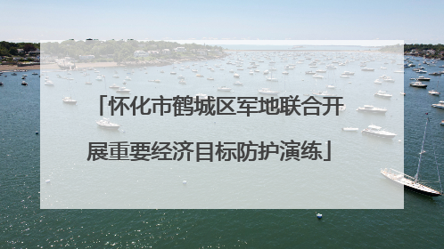 怀化市鹤城区军地联合开展重要经济目标防护演练