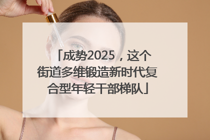 成势2025，这个街道多维锻造新时代复合型年轻干部梯队