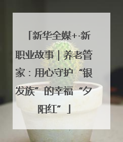 新华全媒+·新职业故事｜养老管家：用心守护“银发族”的幸福“夕阳红”