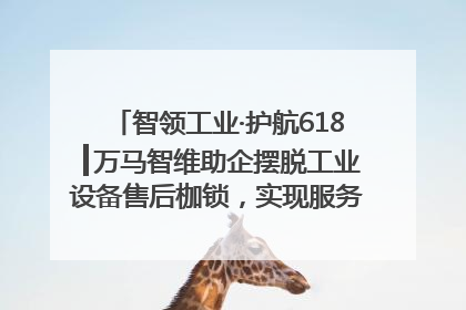 智领工业·护航618┃万马智维助企摆脱工业设备售后枷锁，实现服务与效能价值共振！