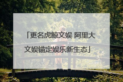 更名虎鲸文娱 阿里大文娱锚定娱乐新生态