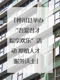 桦川县举办“吾爱吾才 粽享欢乐”活动 厚植人才服务沃土