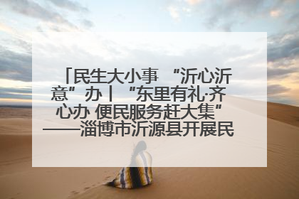 民生大小事 “沂心沂意”办丨“东里有礼·齐心办 便民服务赶大集”——淄博市沂源县开展民生政策宣传活动