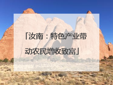 汝南：特色产业带动农民增收致富