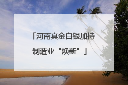 河南真金白银加持制造业“焕新”