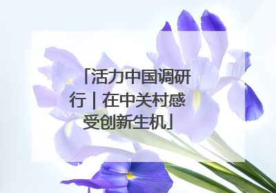 活力中国调研行｜在中关村感受创新生机