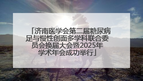济南医学会第二届糖尿病足与慢性创面多学科联合委员会换届大会暨2025年学术年会成功举行