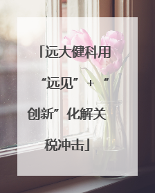 远大健科用“远见”+“创新”化解关税冲击