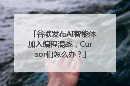 谷歌发布AI智能体加入编程混战，Cursor们怎么办？