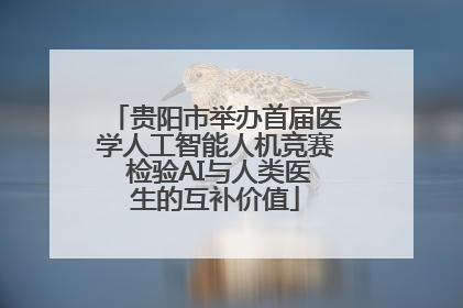贵阳市举办首届医学人工智能人机竞赛 检验AI与人类医生的互补价值