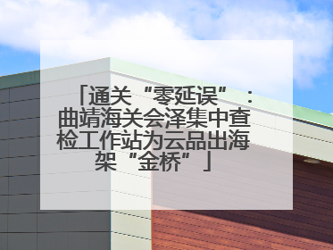 通关“零延误”：曲靖海关会泽集中查检工作站为云品出海架“金桥”