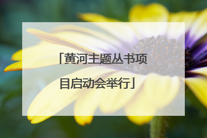 黄河主题丛书项目启动会举行