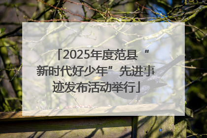 2025年度范县“新时代好少年”先进事迹发布活动举行