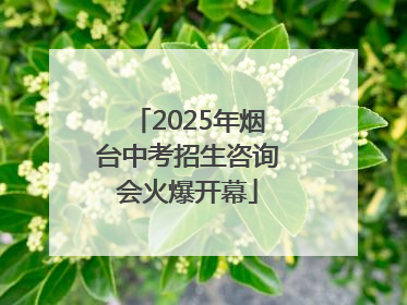 2025年烟台中考招生咨询会火爆开幕
