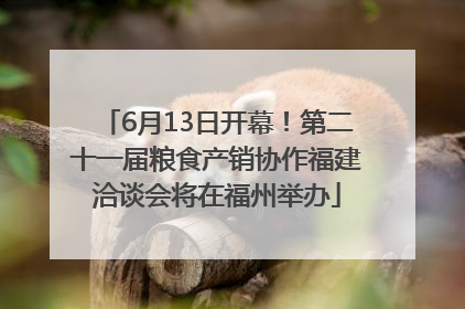 6月13日开幕！第二十一届粮食产销协作福建洽谈会将在福州举办
